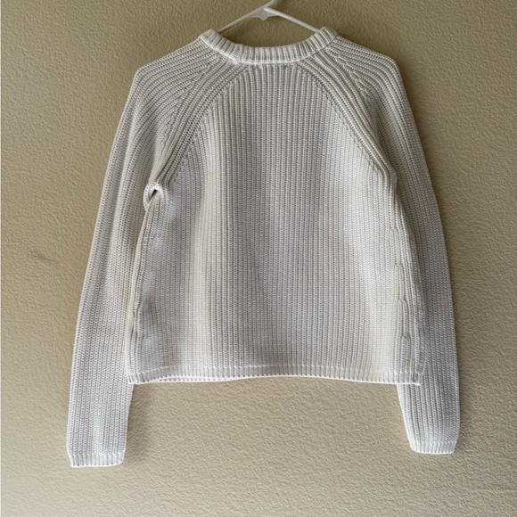 Quince Cream Ribbed Knit Pullover - Picture 7 of 13